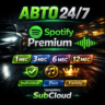 АВТО 24/7 SPOTIFY PREMIUM   1/3/6/12 МЕС