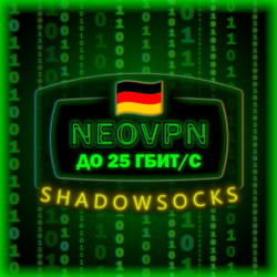 До 25 Гбит/с | Безлимит | Shadowsocks | до 6 месяцев