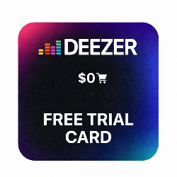 Виртуальная карта Deezer за 1$