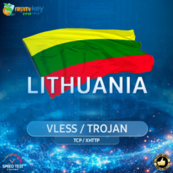 VPN Литва    (vless / tcp · xhttp) · 1-6m · DNS DoH