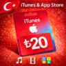 iTunes & App Store Подарочная карта — 20 TRY (TR)