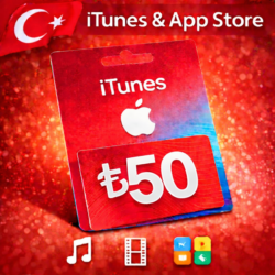 iTunes & App Store Подарочная карта — 50 TRY (TR)