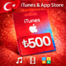 iTunes & App Store Подарочная карта — 500 TRY (TR)