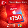 iTunes & App Store Подарочная карта — 750 TRY (TR)