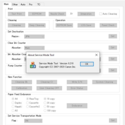 Canon Service Tool версии 6.210