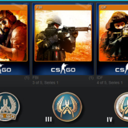 CS 2 - 5 Наборов по 5 карточек (Карточки Steam/Стим)