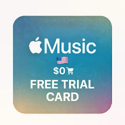 Карта $1  для Бесплатный план активации Apple Music