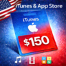 iTunes & App Store Подарочная карта — 150 USD (USA)