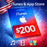 iTunes & App Store Подарочная карта — 200 USD (USA)