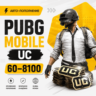 Пополнение PUBG Mobile UC 60–8100 - мгновенно на аккаунт
