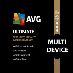 Ключ AVG Ultimate 2026 (1 год / 1 устройств) - Глобаль