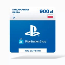 Карта оплаты Sony PlayStation 900 zl (Польша)