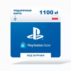 Карта оплаты Sony PlayStation 1100 zl (Польша)
