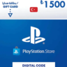 PlayStation Network Card PSN 1500 TRY (TR)
