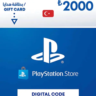PlayStation Network Card PSN 2000 TRY (TR)