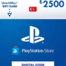 PlayStation Network Card PSN 2500 TRY (TR)