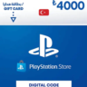 PlayStation Network Card PSN 4000 TRY (TR)