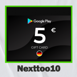 Google Play Gift Card 5€ DE Германия