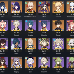 GENSHIN IMPACT | 57 AR | 40 CHARACTERS | 10 LEGENDARY