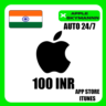 Apple iTunes 100 INR ИНДИЯ ПОДАРОЧНАЯ КАРТА АВТО 24/7