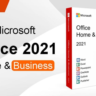 Office 2021 для дома и бизнеса на MacBook