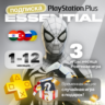 PS PLUS ESSENTIAL 1-12 ВСЕ СТРАНЫ - БЫСТРО