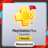 PlayStation Plus Essential (1 month) Subscription (Turkey Region) (PSN)