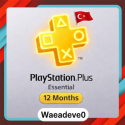 PlayStation Plus Essential (12 month) Subscription (Turkey Region) (PSN)