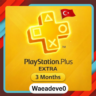 PlayStation Plus EXTRA (3 month) Subscription (Turkey Region) (PSN)