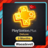 PlayStation Plus deluxe (3 month) Subscription (Turkey Region) (PSN)