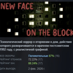 New Face On The Block АВТОДОСТАВКА STEAM GLOBAL МГНОВЕННО ЛИЦЕНЗИЯ