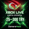 Карта оплаты Xbox Live 25-300 TRY Турция