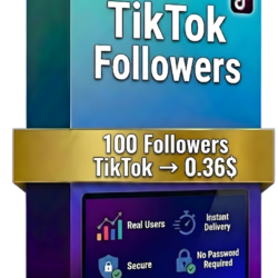 100 подписчиков в TikTok – 100% реальные аккаунты – Смешанные аккаунты