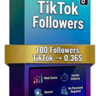 100 подписчиков в TikTok – 100% реальные аккаунты – Смешанные аккаунты