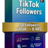 150 подписчиков в TikTok – 100% реальные аккаунты – Смешанные аккаунты