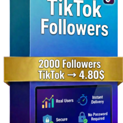 2000 подписчиков в TikTok – 100% реальные аккаунты – Смешанные аккаунты
