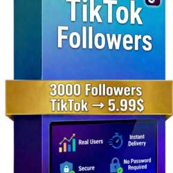 3000 подписчиков в TikTok – 100% реальные аккаунты – Смешанные аккаунты