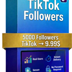 5000 подписчиков в TikTok – 100% реальные аккаунты – Смешанные аккаунты