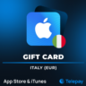 Apple iTunes подарочная карта | Италия | 15 - 50 EUR