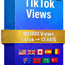 80,000 Просмотры TikTok – Быстрые Качественные Просмотры | Публичные Видео | Без Паро