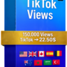 150,000 Просмотры TikTok – Быстрые Качественные Просмотры | Публичные Видео | Без Пар