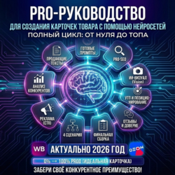 PRO-Руководство для создания карточек товара на Wildberries и OZON