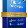 10,000 подписчиков в TikTok – 100% реальные аккаунты – Смешанные аккаунты
