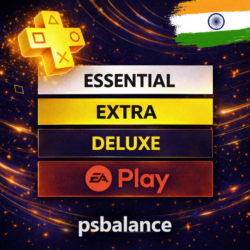 Подписка PS Plus Essential, Extra, Deluxe, EA Play Индия