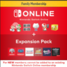 Nintendo Switch Online Family Member, обычная подписка на один год