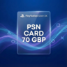 PSN Карта пополнения 70 GBP (Фунтов) Великобритания