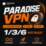 Paradise VPN | 10GB/s | Обход Белых Списков И Глушилок | VLESS | Работает в России