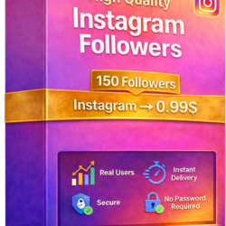 150 подписчиков Instagram - 100% реальные аккаунты - Отличное качество