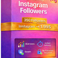350 подписчиков Instagram - 100% реальные аккаунты - Отличное качество