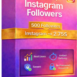500 подписчиков Instagram - 100% реальные аккаунты - Отличное качество